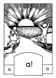 Από το "Αλφαβητάρι με τον ήλιο", 1919