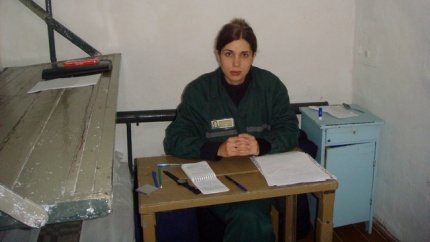 Η Ναντέζντα Tολοκονίκοβα στη φυλακή, 24.9.2013. Φωτογραφία: Ilya Shablinsky/AFP/Getty Images