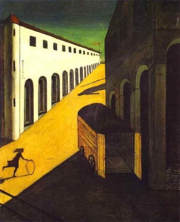 Τζόρτζιο ντε Κίρικο, "Το μυστήριο και η  μελαγχολία ενός δρόμου", 1914