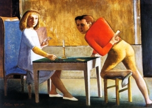 Mπαλτύς, «Το παιχνίδι με τις κάρτες», 1948-1950