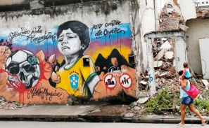 Γκράφιτι εναντίον της FIFA, Βραζιλία 2014 (πηγή: www.imgur.com)