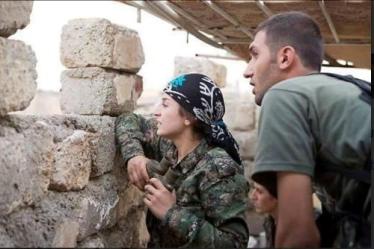 H στρατιωτική αρχηγός των δυνάμεων της YPG, Ναλίν Αφρίν