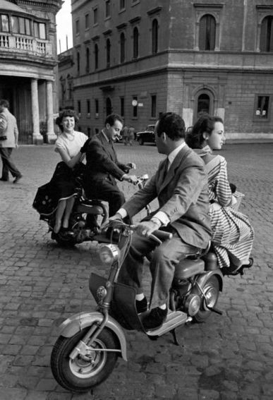 Ρώμη, δεκαετία του 1950. Φωτογραφία του Jacques Rouchon