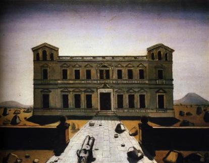 Paul Delvaux - Ruined palace